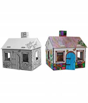 Раскраска домик из картона #14 #72337