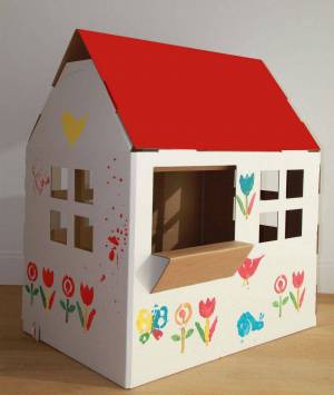 Раскраска домик из картона #16 #72339