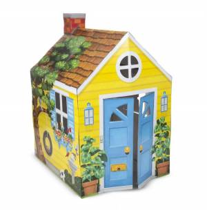Раскраска домик картонный #30 #72425