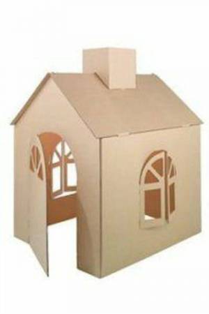Раскраска домик картонный для детей #34 #72467