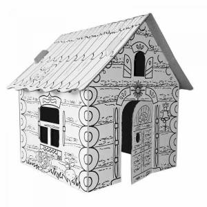 Раскраска домик картонный для детей #38 #72471