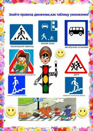 Раскраска дорожные знаки для детей в картинках #11 #72940