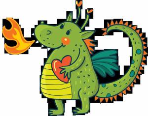 Раскраска дракон для детей #1 #73195