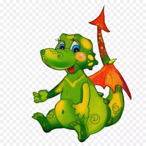 Раскраска дракон для детей #12 #73206