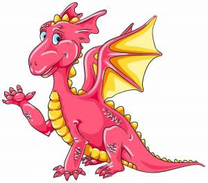 Раскраска дракон для детей #22 #73216