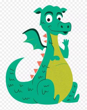 Раскраска дракон для детей #24 #73218