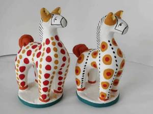 Раскраска дымковская лошадка #10 #73846