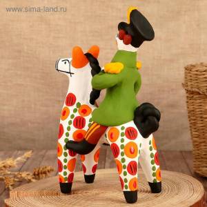 Раскраска дымковская лошадка #15 #73851