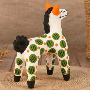 Раскраска дымковская лошадка #17 #73853