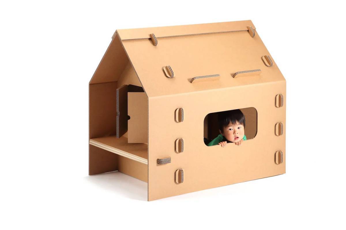 Домик картонный для детей #4