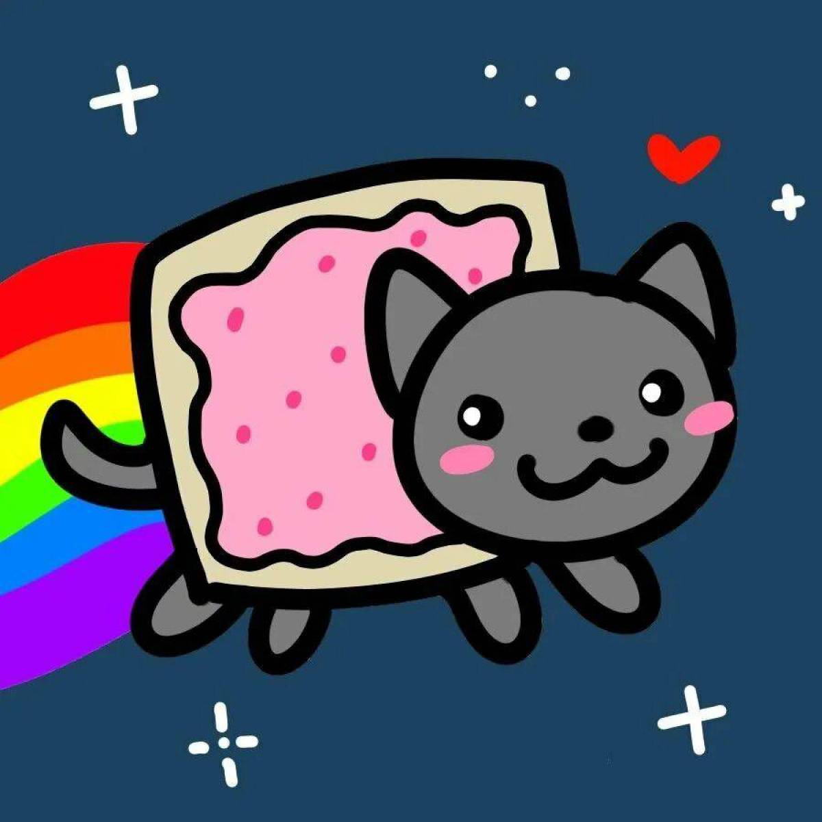 Nyan cat рисунок