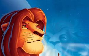Раскраска король лев #7 #4716