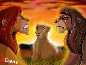 Раскраска король лев #23 #4732