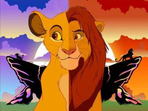 Раскраска король лев #33 #4742