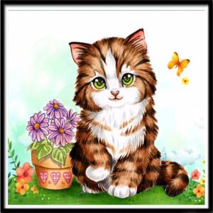 Раскраска котики для детей #3 #4833