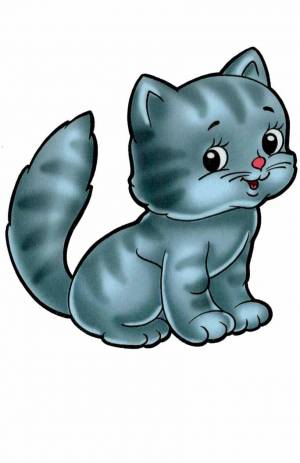 Раскраска котики для детей #5 #4835