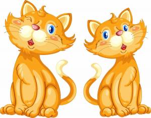 Раскраска котики для детей #30 #4860