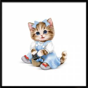 Раскраска котики для детей #36 #4866