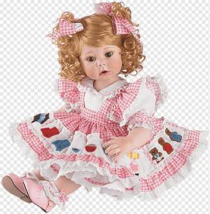 Раскраска кукла для детей #6 #5126