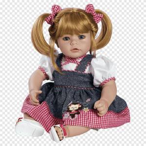 Раскраска кукла для детей #28 #5148