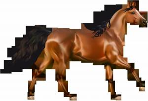 Раскраска лошадь для детей #11 #5915
