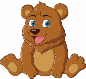 Раскраска медведь для детей #4 #6581