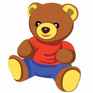 Раскраска медведь для детей #17 #6594
