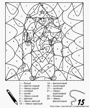Раскраска по номерам для всех взрослых #21 #7605