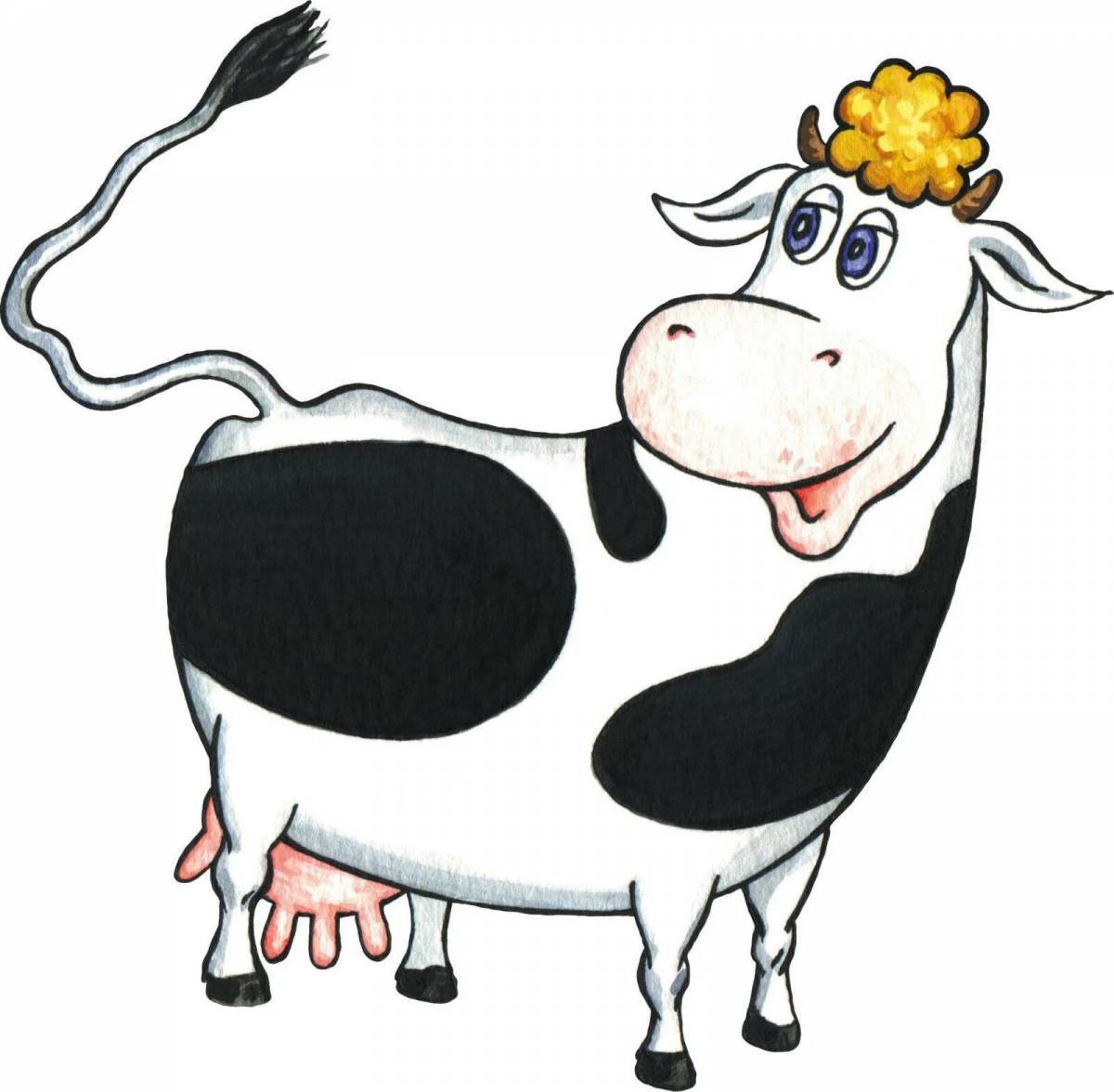 Корова для детей #13