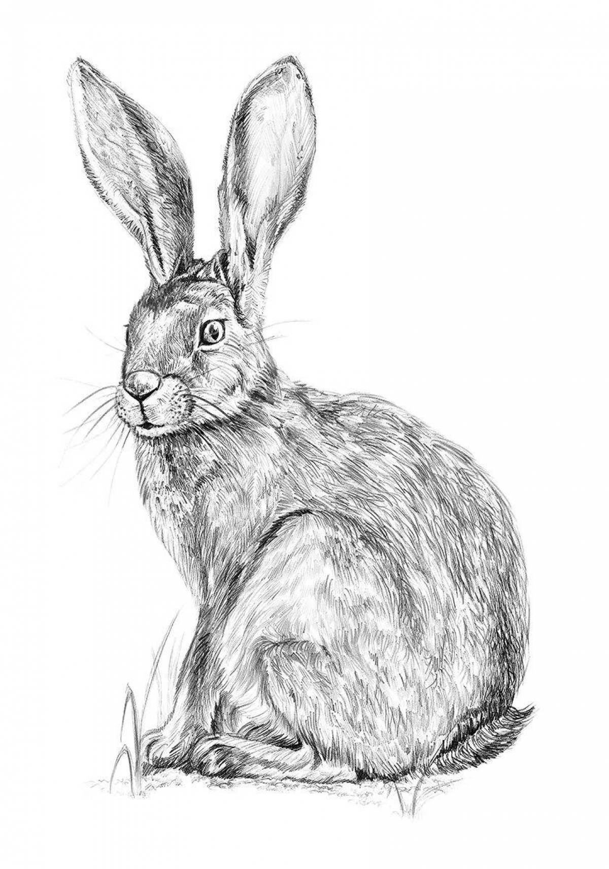 Портрет зайчика. Заяц рисунок. Заяц карандашом. Кролик рисунок. Нарисовать зайца.