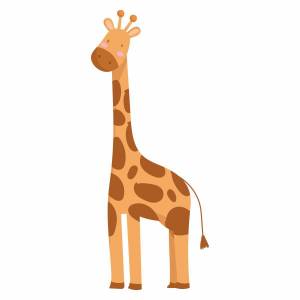 Раскраска жираф для детей 3 4 лет #35 #77583