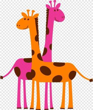 Раскраска жирафик #6 #77611