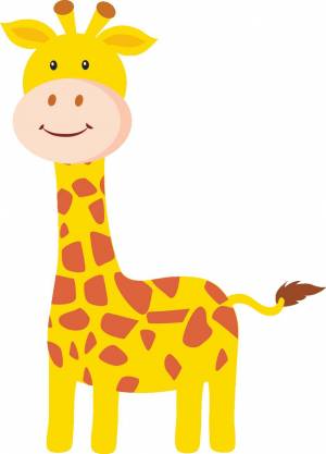Раскраска жирафик #23 #77628