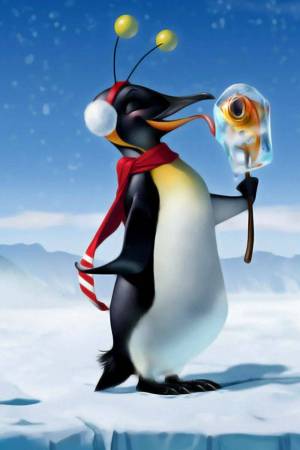 Раскраска забавный пингвин #15 #77817