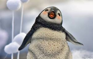 Раскраска забавный пингвин #19 #77821