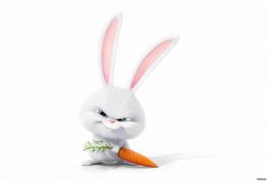 Раскраска зайка с морковкой #18 #78129