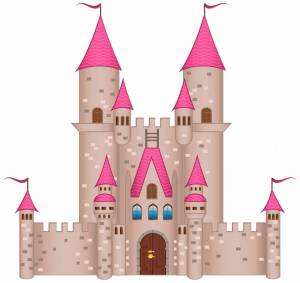 Раскраска замок для детей #8 #78599