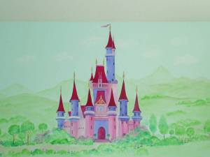 Раскраска замок для детей #17 #78608