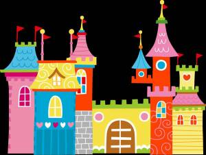 Раскраска замок для детей #18 #78609