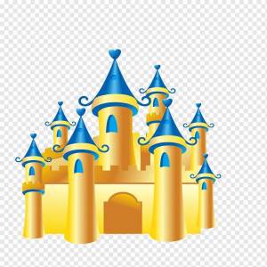 Раскраска замок для детей #19 #78610