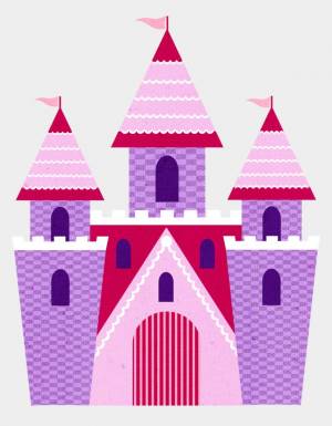 Раскраска замок для детей #28 #78619