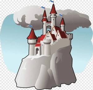 Раскраска замок для детей #30 #78621