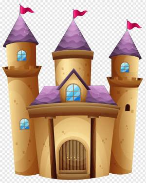 Раскраска замок для детей #33 #78624