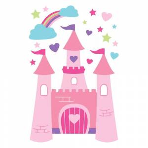 Раскраска замок принцессы #2 #78627