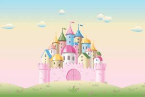 Раскраска замок принцессы #3 #78628