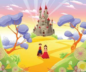 Раскраска замок принцессы #5 #78630