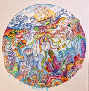 Раскраска затерянный океан #12 #78691