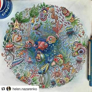 Раскраска затерянный океан #16 #78695