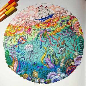 Раскраска затерянный океан #34 #78713