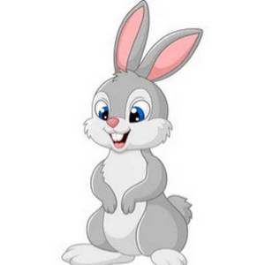 Раскраска заяц для детей 3 4 лет #3 #78818